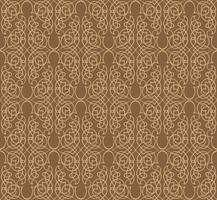 Swirl floral pattern. Abstract ornament. Brocade seamless background vector