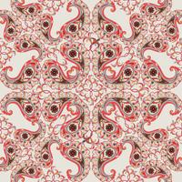 Floral seamless background. Oriental ornament. Flower pattern. vector