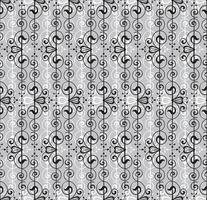 Abstract seamless pattern. Retro swirl line ornament.