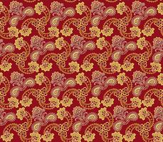 Patrón floral sin fisuras Textura oriental. Adorno de flor vector