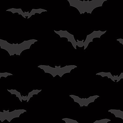 Halloween bat seamless pattern. Holiday Halloween background