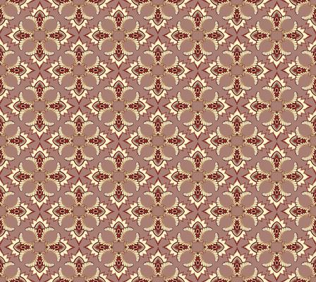 Seamless flower pattern Abstract floral ornament. Oriental fabric texture