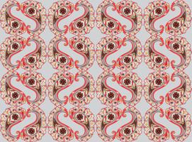 Floral seamless background. Oriental ornament. Flower pattern. vector