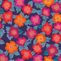 Floral seamless pattern. Flower background. Flourish garden texture vector