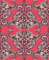 Floral seamless background. Oriental ornament. Flower pattern. vector