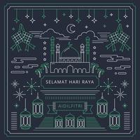 Hari Raya Vector