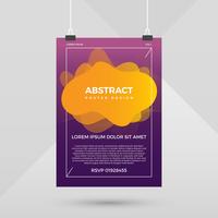 Abstract Poster Design Vector Template