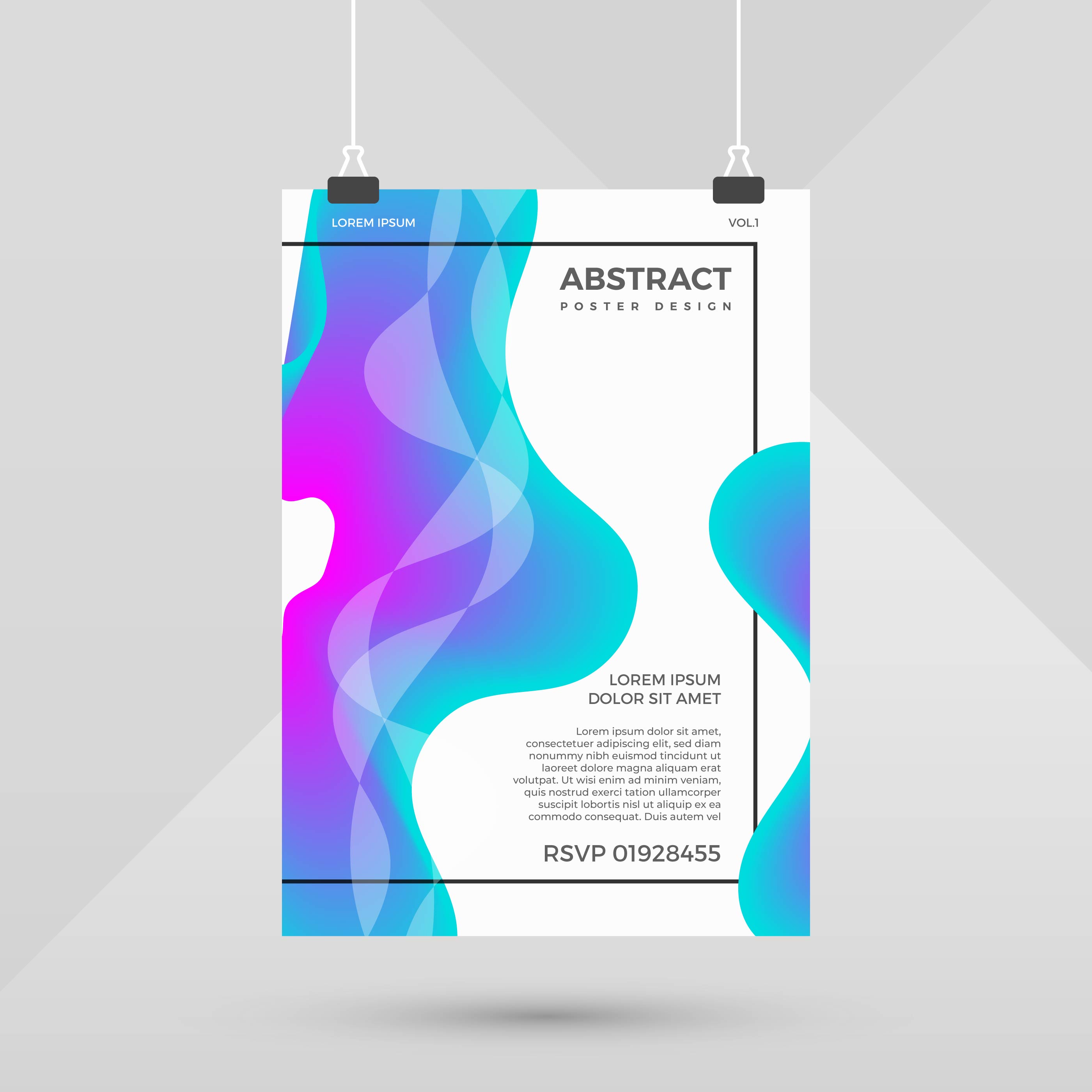 Abstract Shape Gradient Poster Design Vector Template Download Free Vectors Clipart Graphics Vector Art,Medical Tattoos Designs