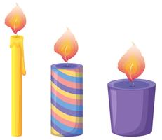 Candles vector