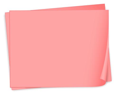 Empty pink bondpapers