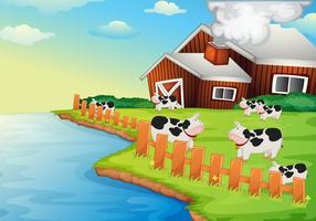 farm house vector