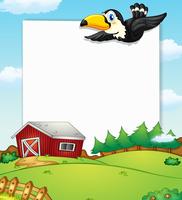 Countryside banner vector