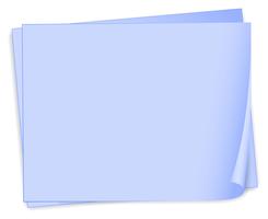 Empty bondpaper template vector