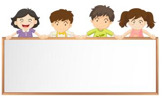 Frame template with many children vector