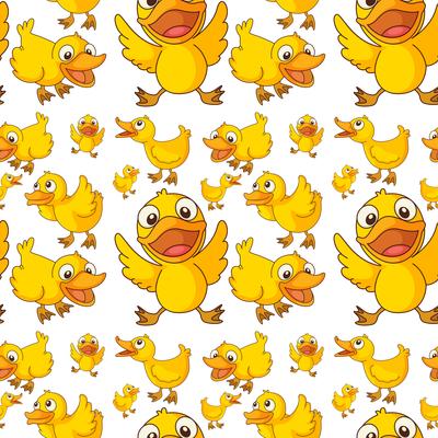 Seamless design of ducklings