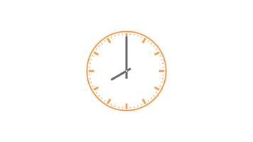 Clock outline icons vector