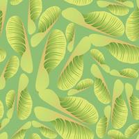 Abstract floral tile pattern. Garden leaves background vector