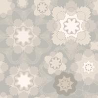 Abstract floral geometric ornament. Seamless Line pattern vector