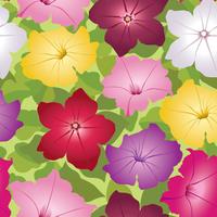 Floral seamless pattern. Decorative flower background. vector