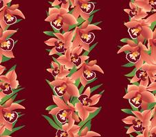 Floral seamless background. Flower ohrid backdrop vector