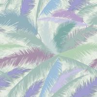 Floral pattern palm tree leaves. Nature spring textured background. vector