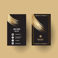 Elegante diseño de tarjeta de visita. vector