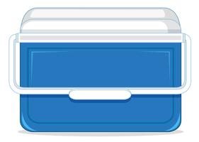 A plastic ice container vector