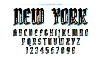 Custom vintage typography design vector