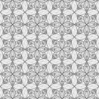 Floral seamless pattern. Linear ornament. Abstract background vector