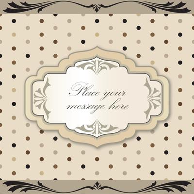 Calligraphic floral frame. Page decor element. Card border