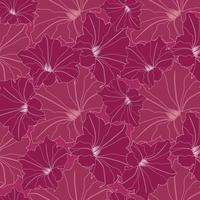 Floral seamless pattern. Flower background. vector