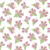 Floral seamless pattern. Flower background. Flourish garden texture vector