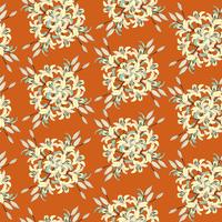 Floral seamless pattern. Flower background. vector