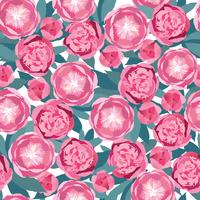 Floral seamless pattern. Flower background. vector