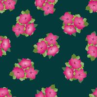 Floral seamless pattern. Decorative flower background. vector