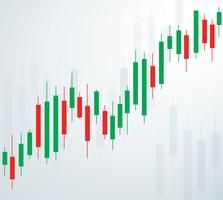 Candlestick stock exchange background vector