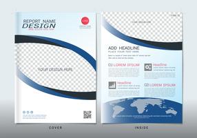 Covers design with space for photo background. vector