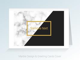 Marble greeting cards and cover background. vector