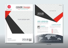 Covers design with space for photo background. vector