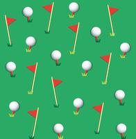 Golf ball background vector