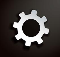 Gear icon illustration vector