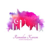 Abstract ramadan Kareem Islamic festival background vector