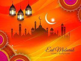 Abstract Islamic festival religious background vector