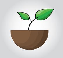 seedling icon vector