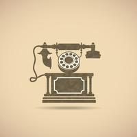 vintage phone vector