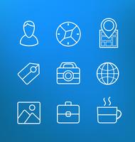 Linear  icons vector