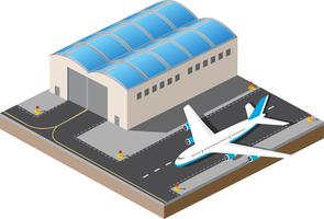 Aeropuerto vector