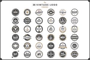 Vintage Retro Vector Logo para banner