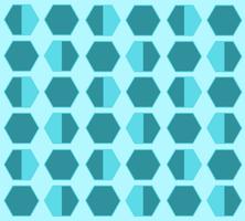 bee hive hexagon pastel cartoon background vector