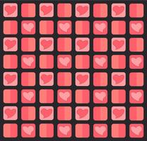 lovely pastel heart pattern background  vector